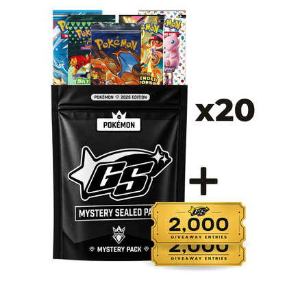 20X Sealed Mystery Packs + 2 Tickets