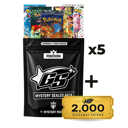 5X Sealed Mystery Packs + Ticket
